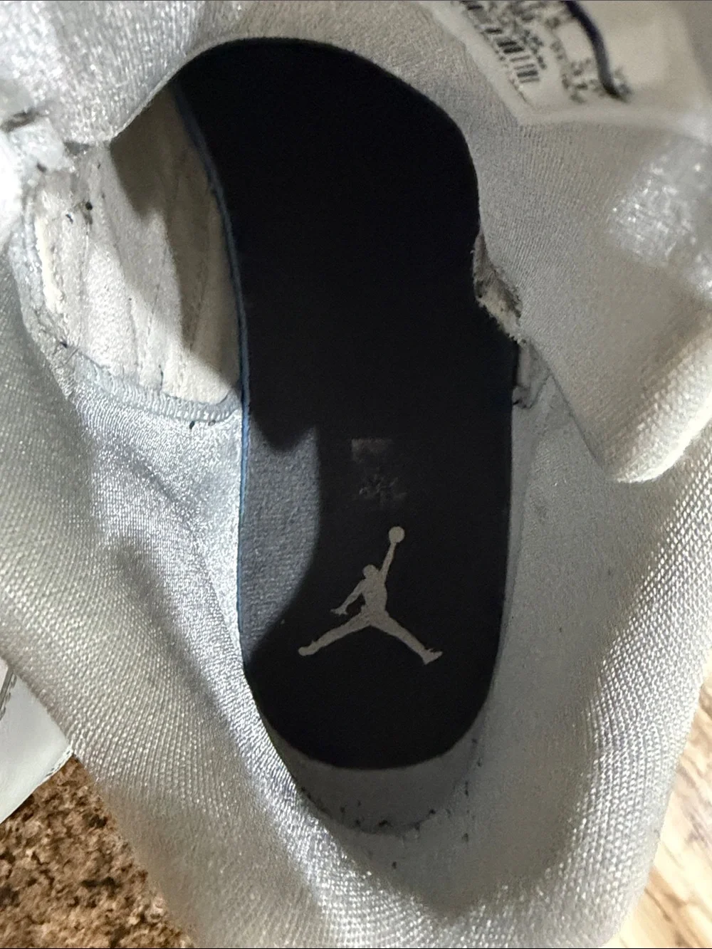 Jordan Flight origin 2 High Top Sneakers in White and Light Gray